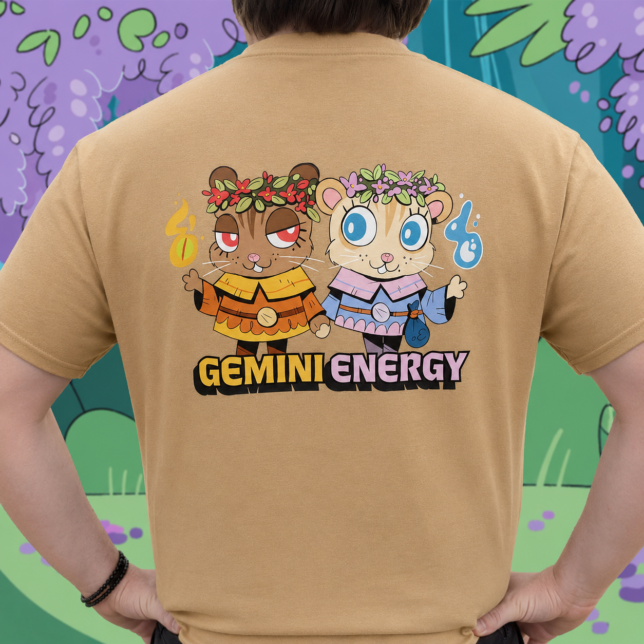 Gemini Energy Heavy Cotton T-Shirts