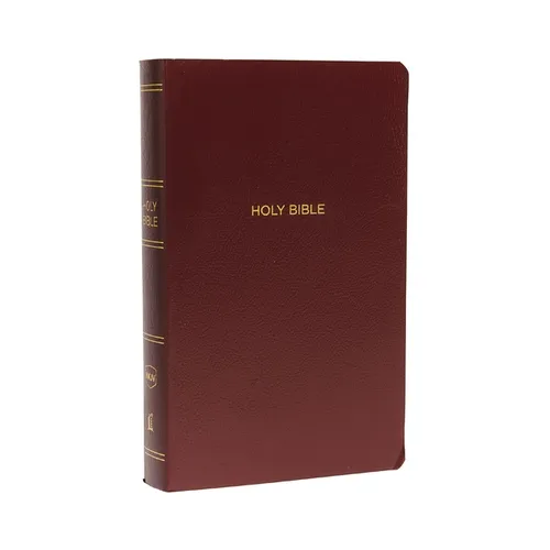 NKJV, Gift and Award Bible, Leather-Look, Burgundy, Red Letter Edition