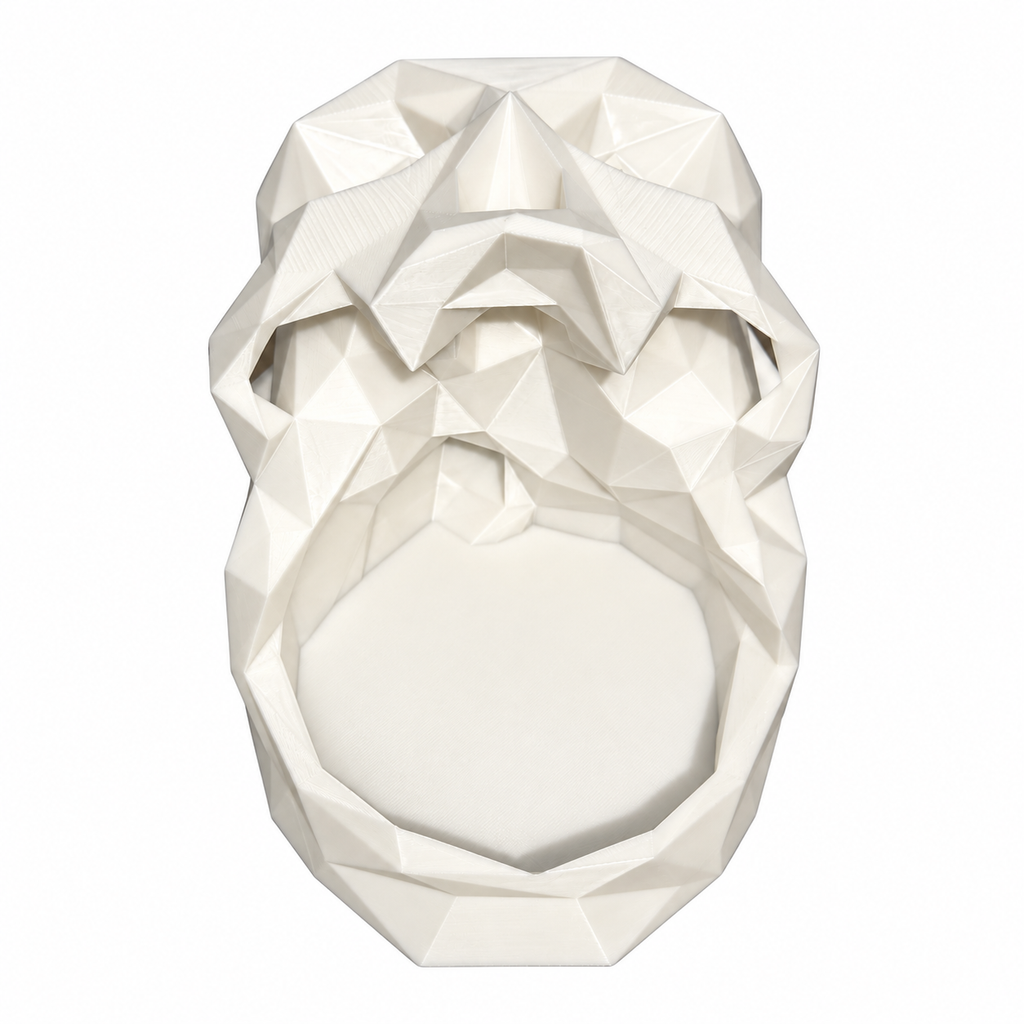 Low-Poly Skull Dice Tower