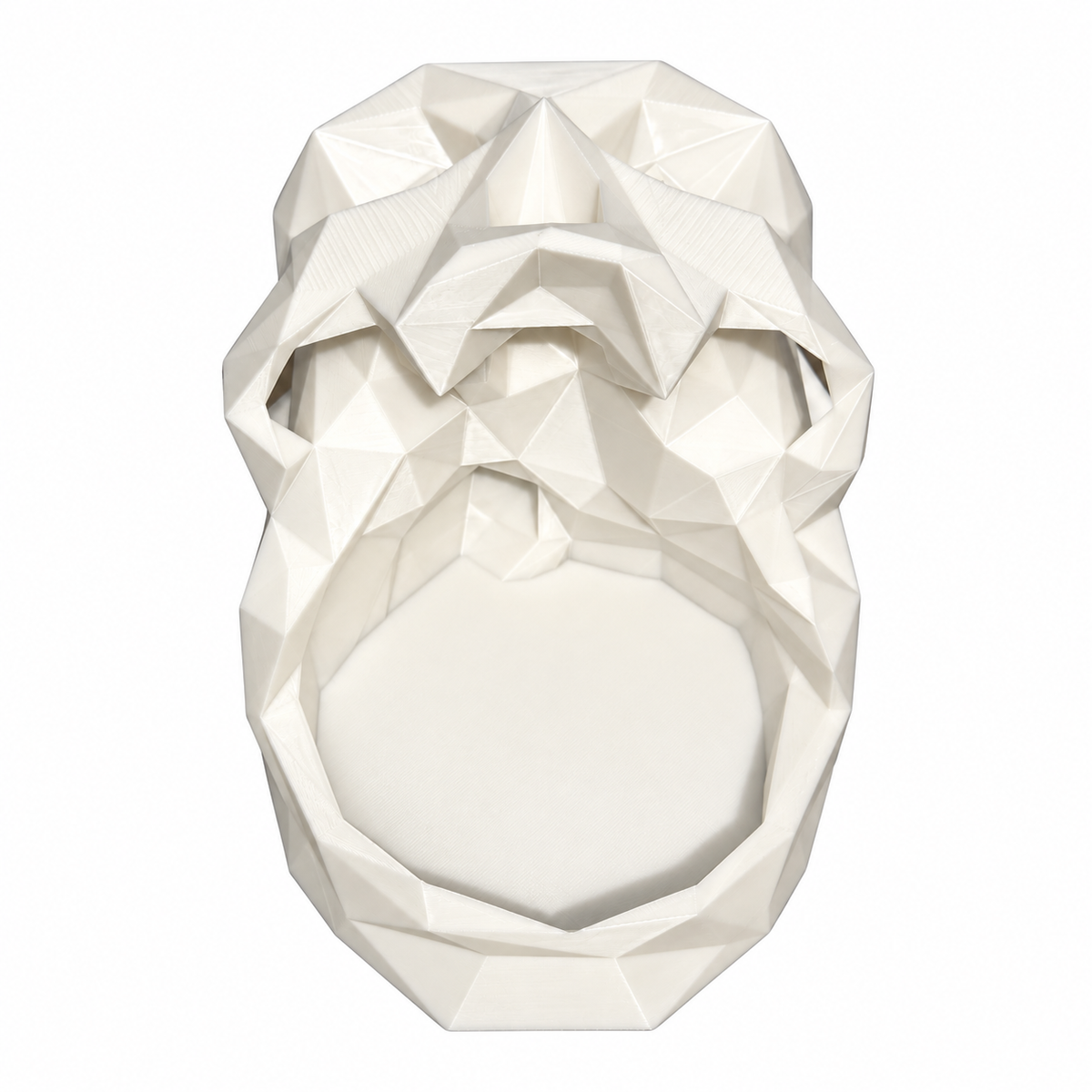 Low-Poly Skull Dice Tower