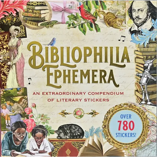Bibliophilia Ephemera Sticker Book (Over 780 Stickers)