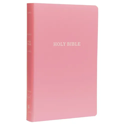 KJV, Gift and Award Bible, Imitation Leather, Pink, Red Letter Edition