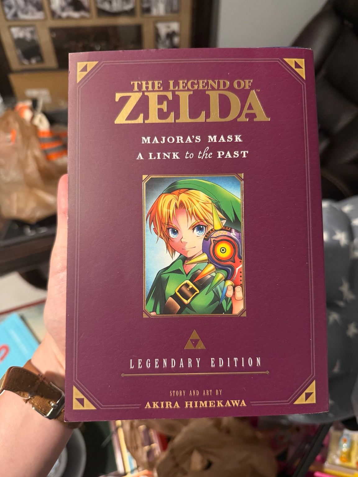 Original photo of The Legend of Zelda: Majora's Mask / A Link to the Past — Legendary Edition — actual preowned copy