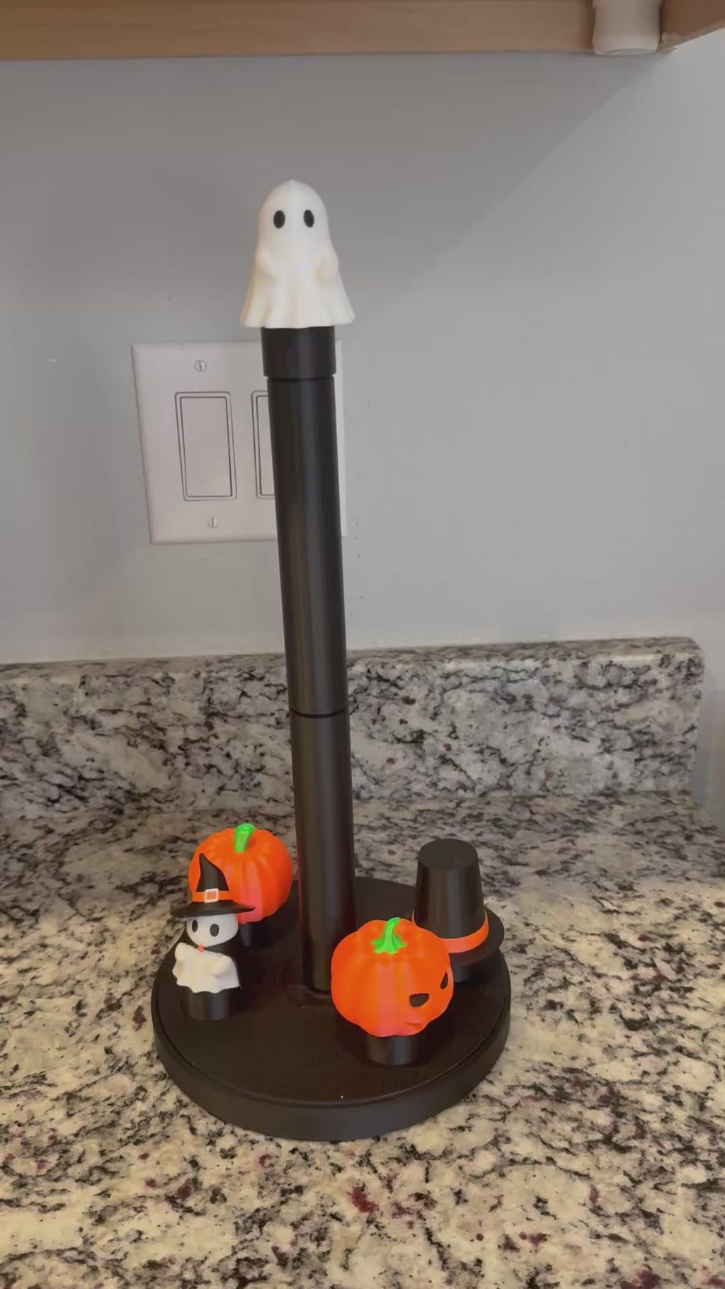 Ghost Paper Towel Holder Toppers