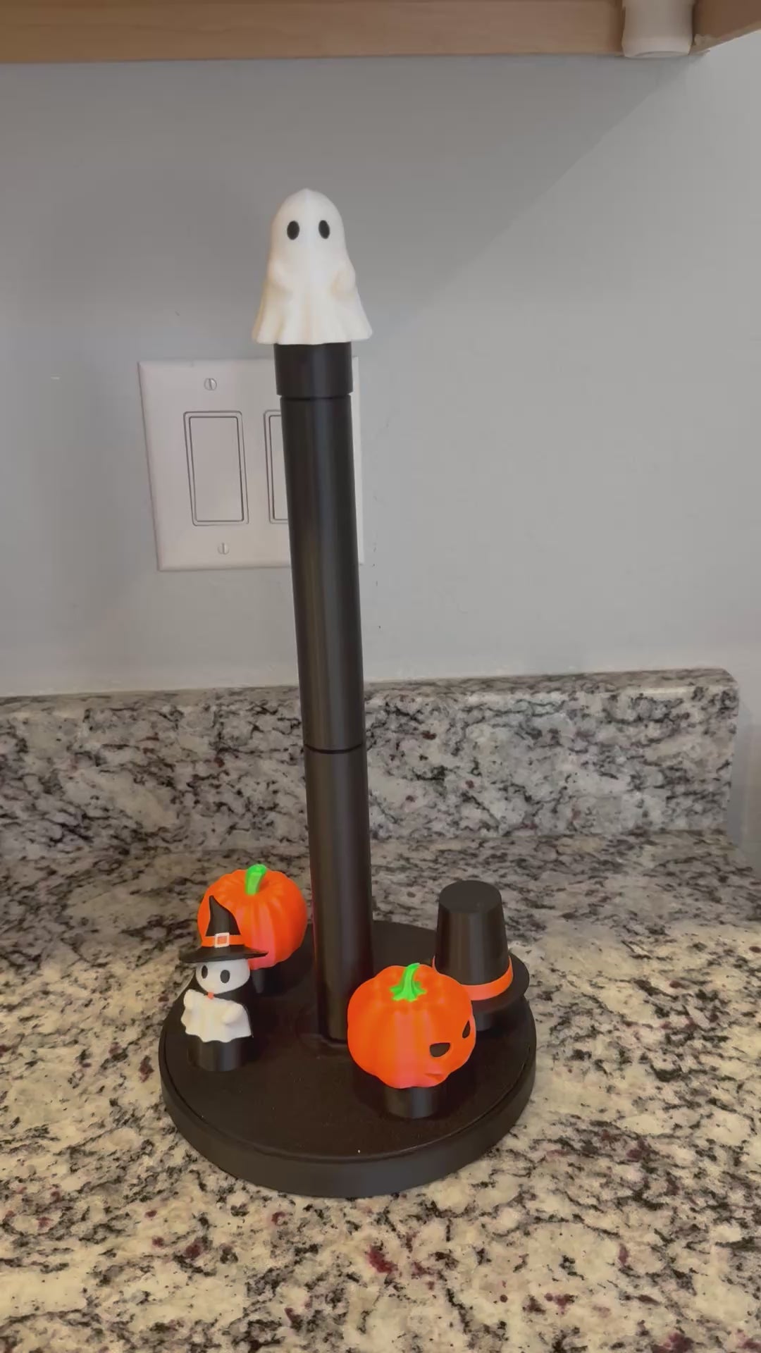 Ghost Paper Towel Holder Toppers